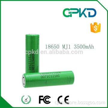 Korea 18650 MJ1 3.6V 3500mah high rate discharge battery